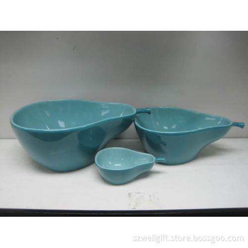 Fruit Bowl, Pear Bowl, Set of 3 Fruit Bowl, Serving Bowl